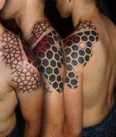 plastry miodu tatuaże