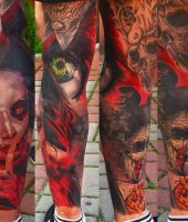 zombi tatuaże mroczne
