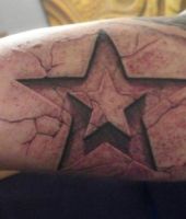 niesamowite tatuaże 3d gwiazdy