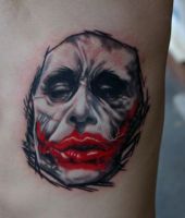 Joker tatuaż