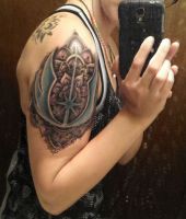 selfie z tatuażem