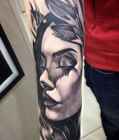 piękna twarz kobiety