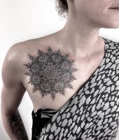 mandala wzór tatuażu