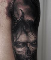 zombi demon tatuaż