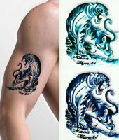 tatuaże wzory tygrysy