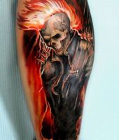 ghost rider tatuaż