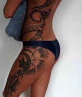 tatuaże tribale na całym ciele