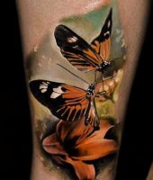 motyle tatuaże na ręce