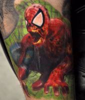 wściekły spiderman