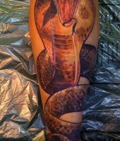 duża kobra | tatuaż dla mężczyzny
