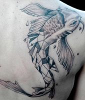 ryba projekt tatuażu