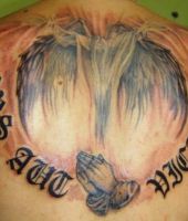 big angel tattoo