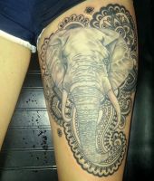 elephant tattoo