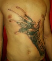 freddy krueger hand tattoo