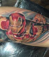 iron man tatuaże