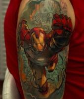 iron man tattoo 2