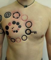 kółka spirala tatuaże