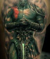 Kratos God Of War tattoo