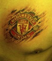 manchester united tatuaże