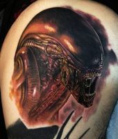 obcy tatuaż z filmu