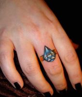 pierścionek z diamentem