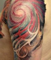 spirala tatuaż
