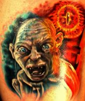 tatuaż z władcy pierścieni