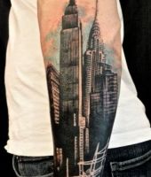 wieżowce w mieście