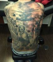 wojenne tatuaże
